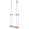 Playberg Wooden Outdoor Playground Kids Hanging Adjustable Stand Up Skateboard Swing, Tree Curved Swing Board QI004568 - alternate 1